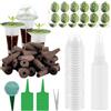 Shyllin 108 Pezzi Kit di Coltivazione Idroponica per AeroGarden, 24 Spugne di Crescita, 24 Etichette, 24 Coperchi Isolanti, 24 Cestini Piante, 1 Pinzetta, per Sistemi di Coltivazion Indoor