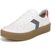 Dr.Scholl's SHOES Dr. Scholl's Shoes Sneaker da Donna Madison Lace Oxford, Bianco/Oyster Liscio, 8