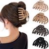 Kavya 4 Pezzi Mollette Capelli Donna Grandi 9,5 CM Pinze Per Capelli Antiscivolo Mollettone Capelli Per Polpo Ragno Pinza Capelli Donna Per Capelli Spessi