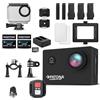 PATONA Action Cam Life SL3 | 4K 120fps 16MP EIS | Videocamera grandangolare 120° | Telecomando | Fotocamera subacquea fino a 30 m | Altoparlante | Batterie 4G + Doppio Caricatore + Scheda 64GB +