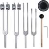 NEWFUN Diapason,Diapason 528 Hz Guarigione,Kit Diapason 432 Hz,Set di 4 diapason