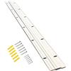 Hoopever Staffa di montaggio a filo da 61 cm, staffa ad incastro, resistente, per cornici francesi, montaggio a parete, clip a Z, per galleria di grandi dimensioni, specchio pesante, testiera, tenda da mosca