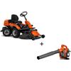 Husqvarna Trattorino rider Husqvarna R 214T motore bicilindrico 586cc 16Hp senza piatto di taglio