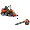Husqvarna Trattorino rider Husqvarna R 214C motore a scoppio 413cc 11.3Hp piatto da 94cm