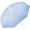 Chesoon Gradient Transparent Ombrello 34 Inch Long Handle 8 Ribs Auto Open Windproof Fiberglass Frame Large Canopy 5 colori, blu