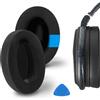 Geekria Sport Cooling-Gel Cuscinetti di ricambio per cuffie Sennheiser HD 525/535/545/565/580/600/650/660S/660S2/6XX/58X, parti di riparazione con guida video (nero)