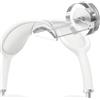 GEEKRIA Supporto per Cuffie Magnetico in Acrilico, Supporto per Cuffie da Gaming Over-Ear e On-Ear, Supporto Magnetico per Cuffie da Montare su Telaio PC e Superfici Metalliche (Trasparente)