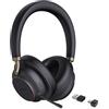 Yealink BH76 Plus - Cuffie wireless per lavoro, cuffie Bluetooth con microfono retrattile a braccio, cuffie ANC con certificazione team