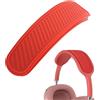 Miruchertter Copricapo in silicone, di ricambio, lavabile, compatibile con Apple AirPods Max, morbido e confortevole (rosso)