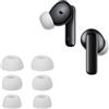 kwmobile 6x Auricolari di ricambio compatibile con Huawei Freebuds 6i Gommini sostitutivi in Silicone - 3 Misure - bianco