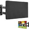 kwmobile Protezione per 43 TV - Cover Impermeabile Proteggi Schermo PC e TV, Custodia Protettiva Antipolvere - nero