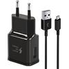 KAIMENGLONG Caricatore USB con cavo di Ricarica Rapida Micro USB 1,5 m per Samsung Galaxy S7/S6/S2 S3/S4/S5 Edge/J3/J7/Note 5/Note 4, LG Stylo 2 3 Plus, Moto G5/E6/E5/E4