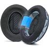 WC FreeZe QC35 - Cuscinetti auricolari in gel di raffreddamento per cuffie Bose QC35 e QC35ii (QuietComfort 35) e altro | Tessuto sportivo traspirante, gel rinfrescante | Geo Grey