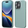 kwmobile Cover per Apple iPhone SE (1.Gen 2016) / iPhone 5 / iPhone 5S Custodia - Back Case per Smartphone in Silicone TPU - Protezione Gommata - menta