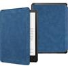MoKo Custodia per tutti i nuovi 7 eBook 12a Gen 2024, Leggero PU Protettivo Shell Cover con Auto Sonno/Sveglia per 7 pollici E-Reader, NON per TCL Remarkable Kobo, Twill Vintage Blu