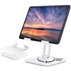 flintronic Supporto per iPad, supporto per tablet regolabile a 360°, supporto pieghevole per tablet da tavolo, accessori per tablet/telefono/interruttore da 4,5 a 13