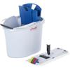 VILEDA Kit UltraSpeed Mini - secchio da 10 L con strizzatore + mop + telaio 34 cm - mix di prodotti in omaggio inclusi - Vileda (unità vendita 1 pz.)