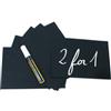 SECURIT Targhette - 10,5 x 15 cm (A6) - nero - Securit - set 20 pezzi (unità vendita 1 pz.)