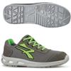 U-Power Calzatura di sicurezza Summer S1P SRC Red Lion - pelle scamosciata morbida - numero 43 - grigio-verde - U-Power (unità vendita 1 pz.)