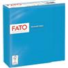 FATO Tovagliolo - carta - 33 x 33 cm - 2 veli - turchese - Fato - conf. 50 pezzi (unità vendita 1 pz.)