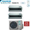 Daikin Climatizzatore Condizionatore Daikin Bluevolution Dual Split Canalizzato Canalizzabile Inverter serie FDXM-F9 9+9 con 2MXM50M R-32 Wi-Fi Optional 9000+9000 - Garanzia Italiana