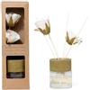 MERCURY Profumo Ambiente Basilico 100 ml con Diffusore a Bastoncini e Fiore Decorativo
