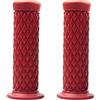 CGEAMDY 2 Pezzi Manubri per Moto, Maniglie Manubrio, Gomma Antiscivolo Motocicletta Manopole Manubrio, Manopole Moto Adatto per Bici, Veicoli Elettrici, Biciclette Pieghevoli Scooter(Vino-Rosso)