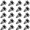 CGEAMDY 20 Pezzi Fissaggio Clip Auto Clip Set, Auto Corpo Paraurti Fastener Push Pin Rivetto, Auto Clip Di Mantenimento E Fissaggi in Plastica E Kit, Per Per Pannelli Paraurti Di Porte Di Autoveicoli