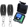 NONE 10A Relè Ricevitore Mini Modulo di Controllo Remoto f 433 Mhz Cancello Universale Interruttore di Controllo Remoto DC 12 V o Cancello LED Porta Del Garage