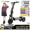 DUOTTS OOTD T30 Scooter elettrico 3200W Motor City commutazione Scooter 60V 31.2Ah 55 km/h Velocità massima 13 pollici Tipi fuoristrada E-Scooter
