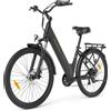 NONE J1 Bici Elettrica 250W Pedelec, Batteria Rimovibile 36V 15,6Ah, Autonomia Assistita fino a 100 km, Bicicletta Elettrica Trekking 27,5", Sospensione Anteriore con Blocco, 7 Velocità, Freni a Disco,
