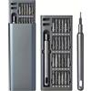 NONE Set di mini cacciaviti 25 in 1, cacciaviti piccoli a testa piatta e a croce, adatti per l'elettronica, strumenti di riparazione di precisione