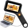 ANESOK Microscopio portatile 500X con schermo da 3.0 pollici e lente d'ingrandimento, microscopio elettronico portatile per riparazioni, supporta foto e video