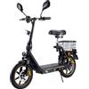 TWOFISH M5 ELITE Monopattino Elettrico EEC, Motore 500W, Batteria 48V 13Ah, Ruote da 12", Velocità Fino a 40 km/h, Autonomia 30 km, Doppio Freno a Disco, Sospensioni Complete
