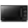 Toshiba Forno Microonde Toshiba AG23, Capacità 23 Litri, Potenza Microonde 900W e Grill 1050W, Funzione Scongelamento, Timer 95 Minuti, Colore Black