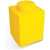 IQ LEGO Iconic 1x1 lampada mattone led in silicone - Giallo - Con 8 colori che cambiano automaticamente e blocco manuale del colore (include 3 batterie AAA) - altezza 116mm x larghezza 78mm