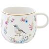 EASY LIFE Tazza in Porcellana 400ml in Color Box Fancy Garden Uccellino