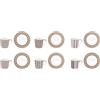 EASY LIFE Set 6 Tazzine Espresso 100ml con Piattini in Gift Box Geoethnic