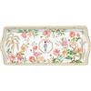 EASY LIFE Vassoio 35x15cm in Porcellana in Color Box Jardins D'Orient