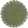 LA PORCELLANA BIANCA Botanio Sottopiatto in Cotone Rafia Fiore 40cm