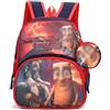 PyrrlicToy Italian Brain Zaino per Bambini Toddler Zaino di Italian Brain Zainetto del Fumetto Zainetto Asilo Bambino per Scuola Viaggio Campeggio(rosso,33 x 15 x 26cm)