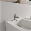 Parama Miscelatore bidet cromato con scarico a saltarello e piletta in pvc inclusa | Natalie
