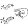 Parama Set miscelatori: lavabo bidet ed esterno vasca a muro | Julia