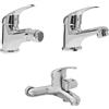 Parama Set miscelatori: lavabo bidet ed esterno vasca a muro | Natalie