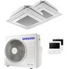 Samsung Condizionatore Samsung Cassetta Windfree 4 vie dual split 12000+18000 BTU inverter A++ unità esterna 6,8 kW AJ068TXJ3KG/EU-AJ035TNNDKG/EU-2
