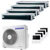 Samsung Condizionatore Samsung canalizzabile quadri split 9000+9000+12000+12000 BTU inverter A++ unità esterna 8 kW AJ080TXJ4KG/EU-AJ026TNLDEG/EU-4-199ABF