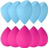 Korintin Beauty Blender, Spugnette Trucco 10 pz, Lavabili Senza Lattice Spugna Cosmetica per Fondotinta Impeccabile, per Liquidi, Crema e Polvere, Regalo per le Donne