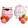 MKNZOME Set di cura per le labbra, MKNZOME Set di balsamo labbra e peeling labbra Maschera per labbra Scrub labbra Maschera per labbra Cura delle labbra per giorno e notte, Riducono linee delle labbra e rughe