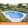 Piscina Capri 7,25 x 4,60 m - altezza 120 cm - 32 mc - forma di otto