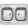 DEANTE ZM6 3200 Lavello TANGO decor 2-comparti B/O ZM6 3200